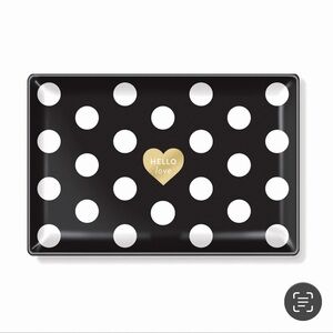 NEW Fringe Studio ”HELLO LOVE” Rectangular Glass Tray